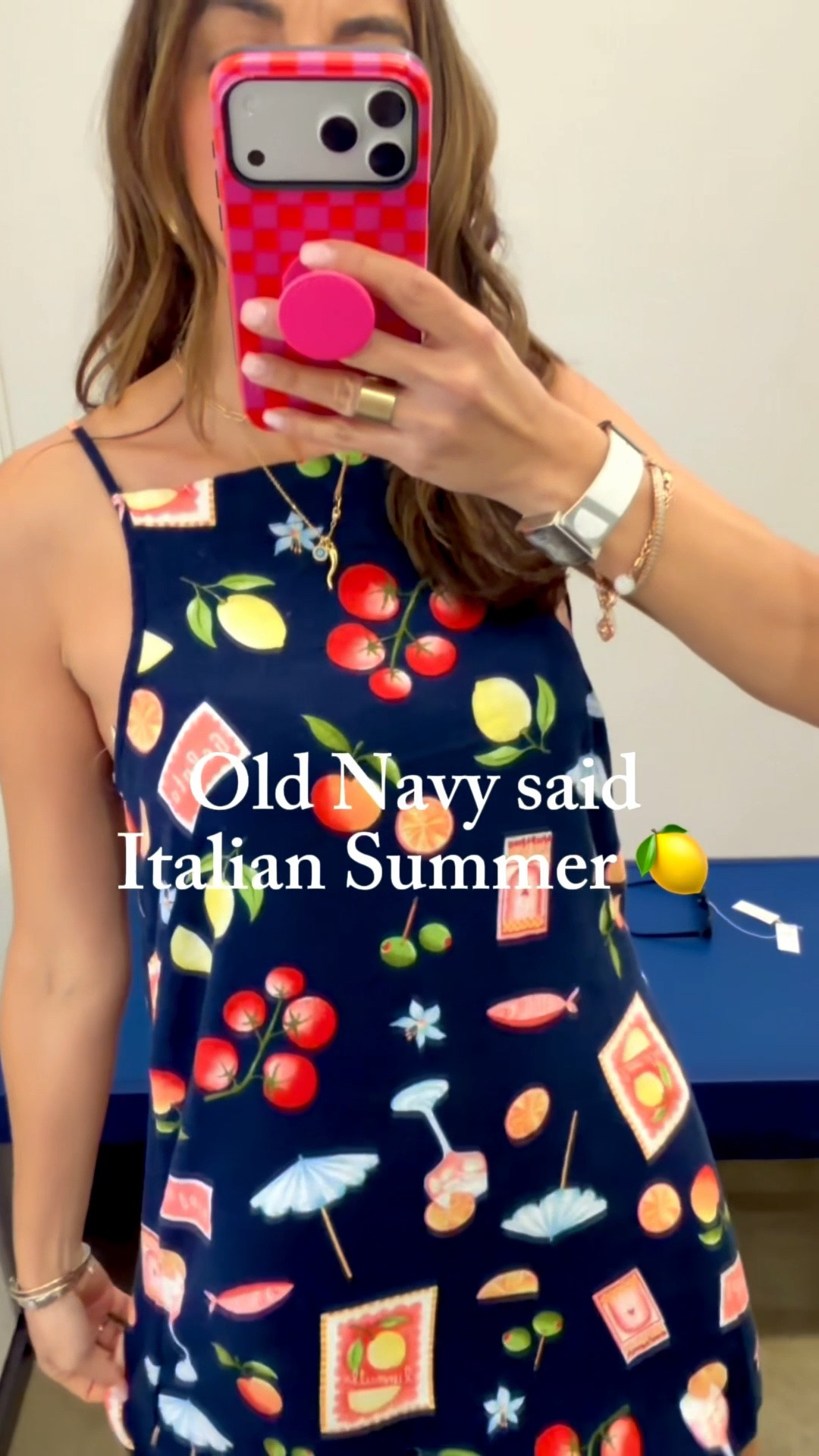 Old Navy Italian Summer Food Print Dress and Red Jelly Mules

#LTKTravel #LTKSeasonal #LTKSaleAlert
