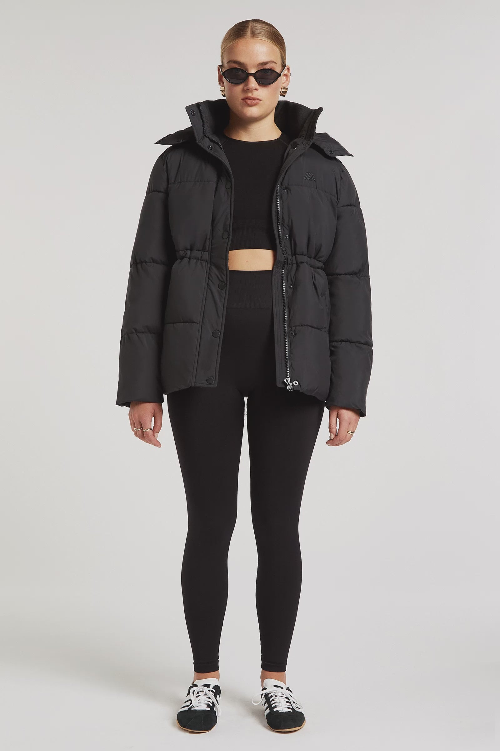 NOVA Longline Puffer Coat Black | Premium Warmth & Style by 4TH ARQ | 4tharq 