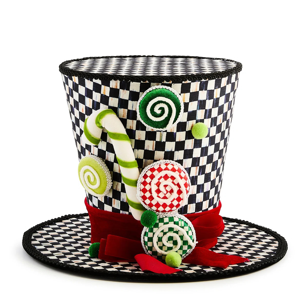 Check It Out Top Hat Fabric Tree Topper | Wayfair North America