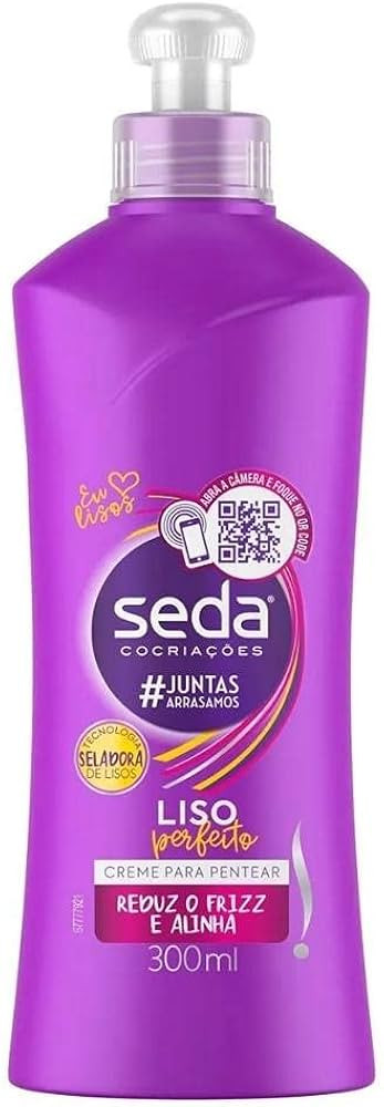 Seda Linha Liso Perfeito Creme para Pentear 300 Ml Perfect Straight Collection - Combing Cream 10... | Amazon (US)