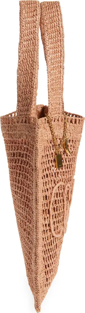 Chloé Summer Banana Crochet Raffia Tote Bag | Nordstrom | Nordstrom