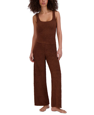 Steve Madden Women's Scoop-Neck Chenille Sleep Tank Top & Sleep Pants Sleep Separates - Macy's | Macy's