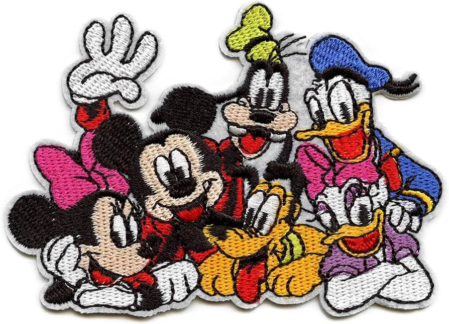 Concept One Accessories Mickey and Friends Patch Classic Group Embroidered Iron On | Amazon (US)