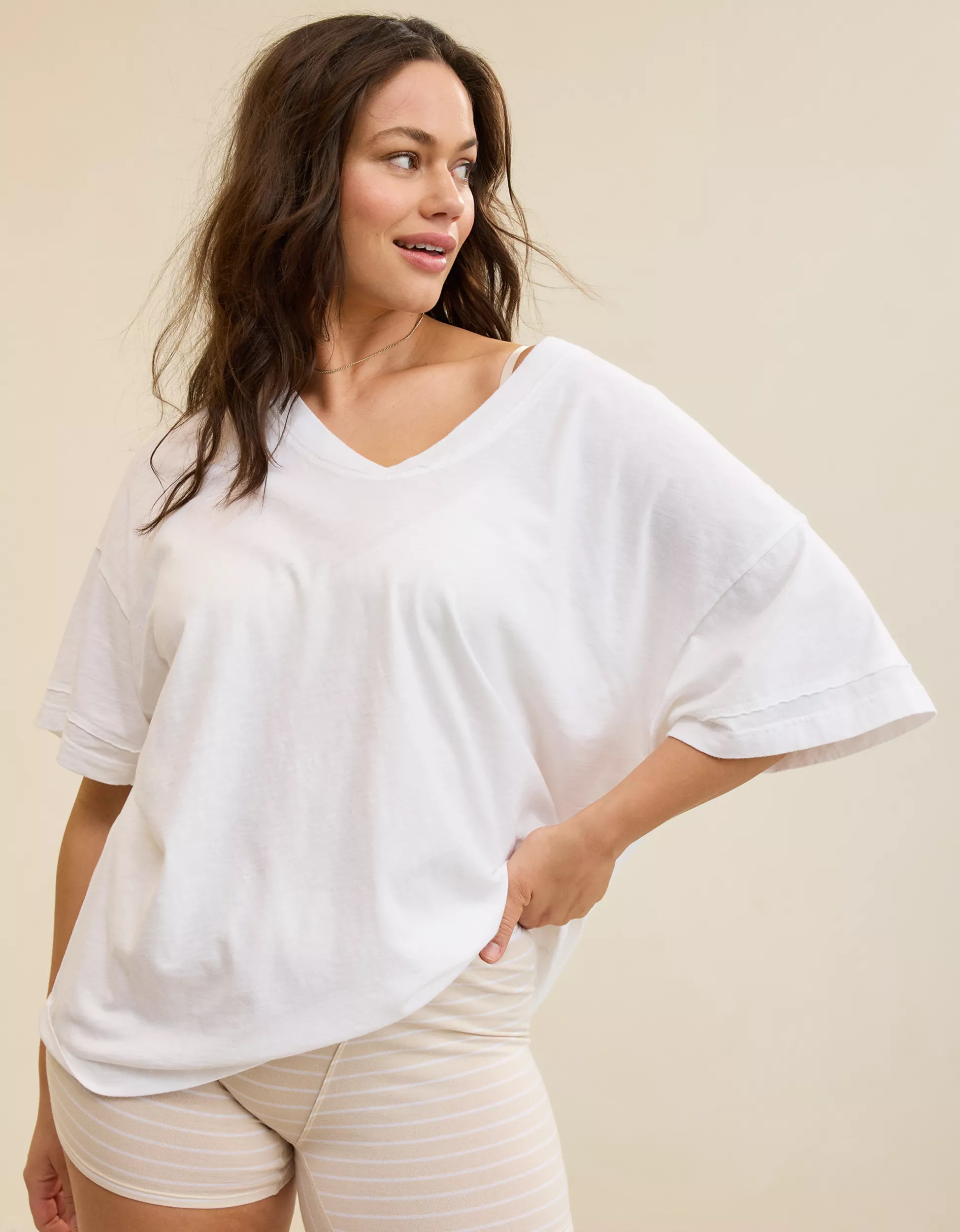 Aerie Voop Oversized Boyfriend T-Shirt | Aerie