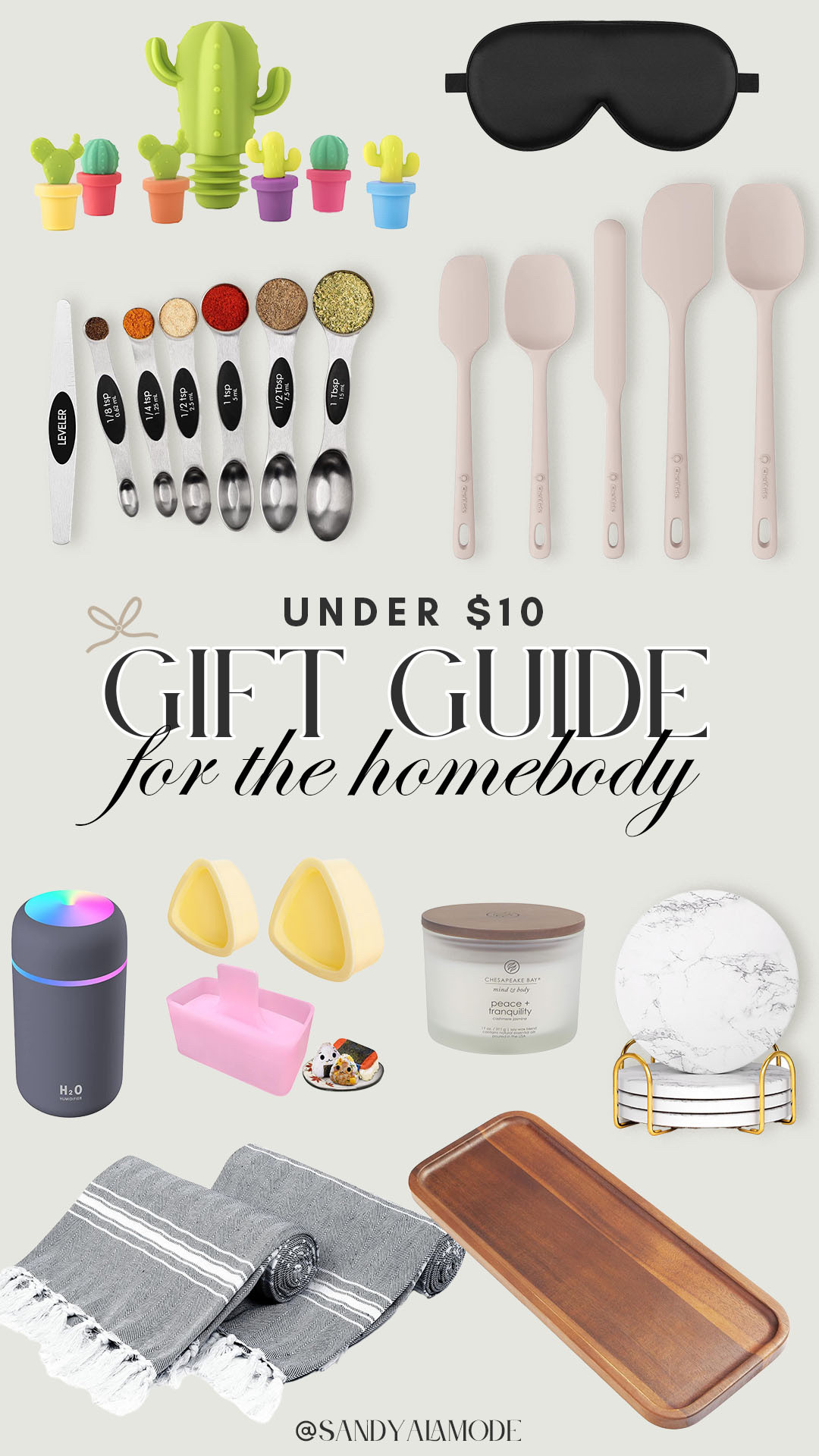Gift guide for the homebody under $10 // stocking stuffers 

#LTKGiftGuide