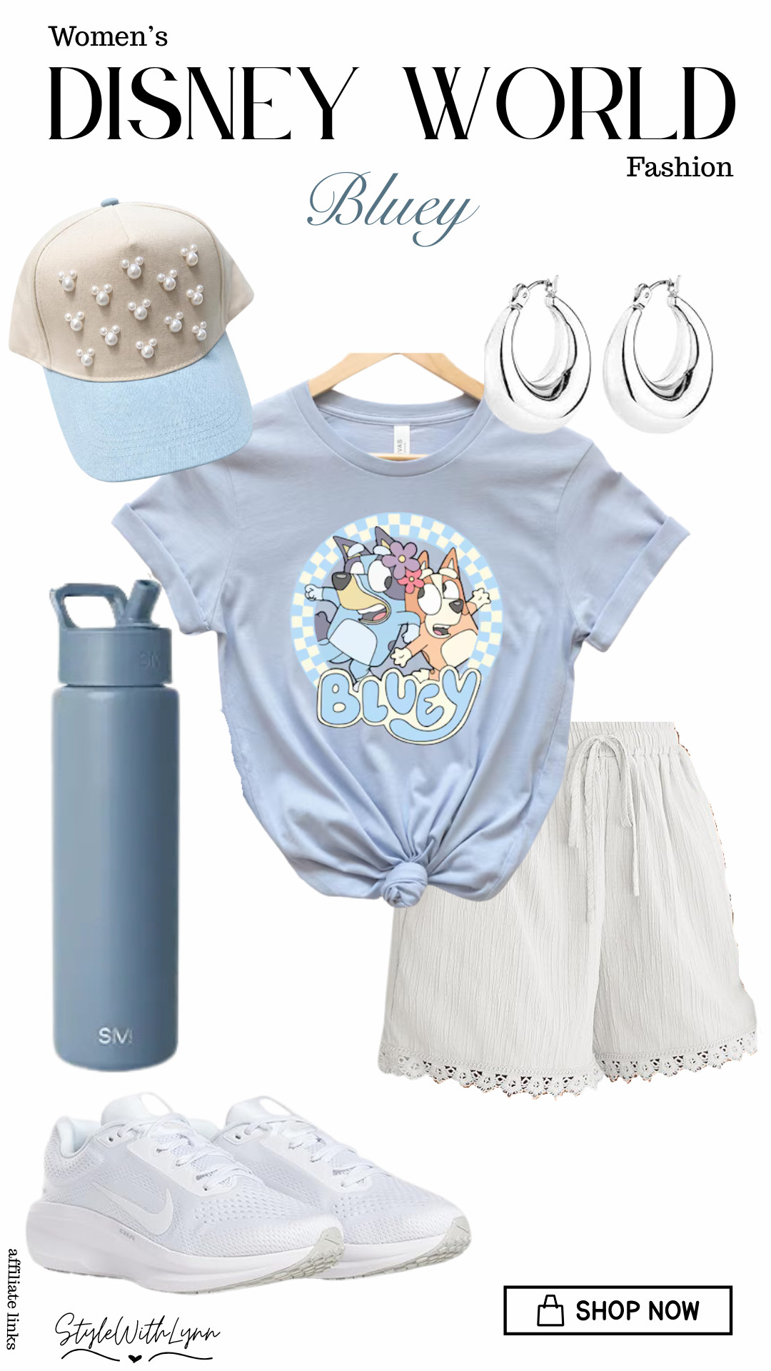 Bluey fans, this one’s for you! 💙✨

Getting ready for all the Bluey fun coming to Disney World with this adorable Bluey-inspired outfit that’s equal parts cute, comfy, and park-day approved! From the pastel Bluey tee to the pearl Mickey cap, this look is perfect for rope drop to fireworks. 🎆🐾

If you're planning a Disney World vacation and looking for comfortable Disney outfits, Disney bounding ideas, or Bluey-inspired fashion, this outfit checks all the boxes. Pair it with your favorite sneakers, a cute water bottle, and you're ready for a magical day in the parks!

🛍️ Shop the entire outfit through my LTK!

#DisneyWorldStyle #DisneyWorldOutfits #Bluey #BlueyFans #DisneyFashion #DisneyStyle #DisneyOutfitInspo #DisneyBounding #DisneyMomStyle #MagicKingdomStyle #AnimalKingdomStyle #DisneyVacation #ParkOutfit #DisneyInfluencer #StyleWithLynn #AmazonFashionFinds #LTKCreator #DisneyAesthetic #BlueyInspired #DisneyParksFashion 

 #LTKootd #LTKmomlife #LTKTravel