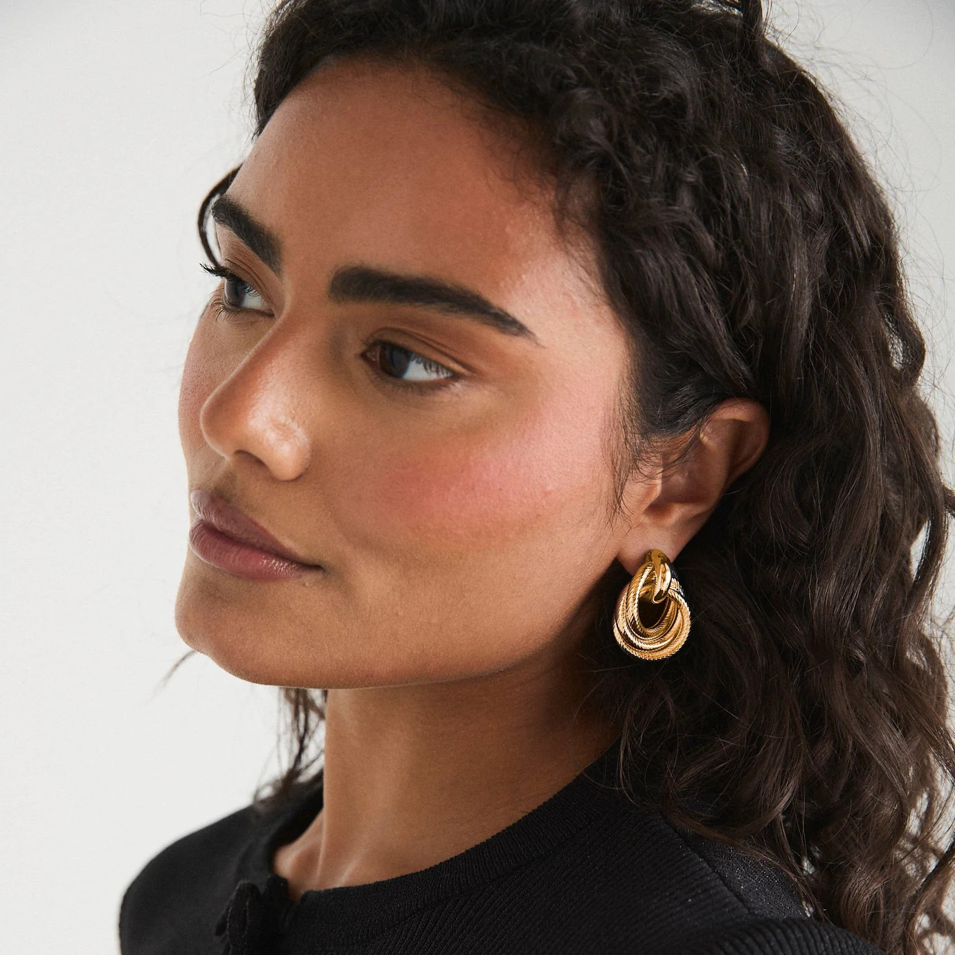 STATEMENT KNOT EARRINGS - GOLD PLATED | WAT The Brand