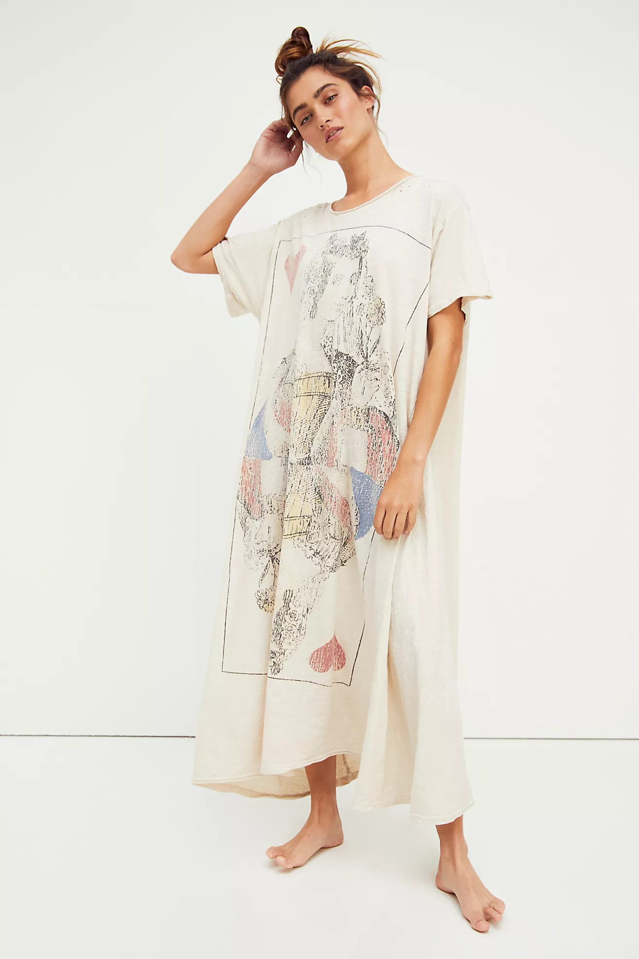 Queen Of Hearts Tee Dress | Free People (Global - UK&FR Excluded)