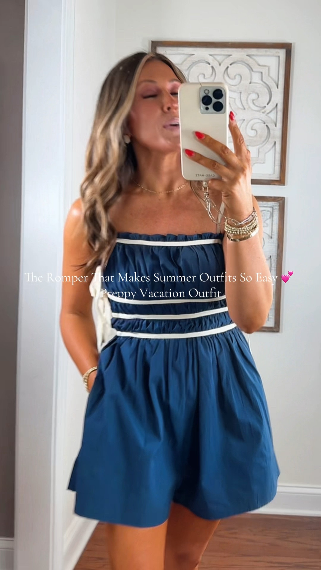 country concert outfits
This might be one of the easiest summer outfits ever. 💕

This navy and white romper has the cutest preppy contrast trim, adjustable straps, and a relaxed fit that makes it perfect for hot weather. It’s lightweight, comfortable, and one of those pieces you can throw on and instantly look put together.

I love outfits like this for summer vacations, beach trips, errands, brunch, or even casual date nights. And yes… it has pockets, which always makes it even better.

It’s giving coastal preppy summer vibes, and it’s one of those finds that works for both moms and teen girls.

And the price makes it an even better TikTok Shop find. 💕

Tap the link if you want to grab one before summer.

summer romper outfit
casual vacation romper
preppy summer outfit

#tiktokshopspringglowup 
#greenish 
#preppystyle
#momstyle
#summeroutfits 


#LTKFestival #LTKootd #LTKmomlife
