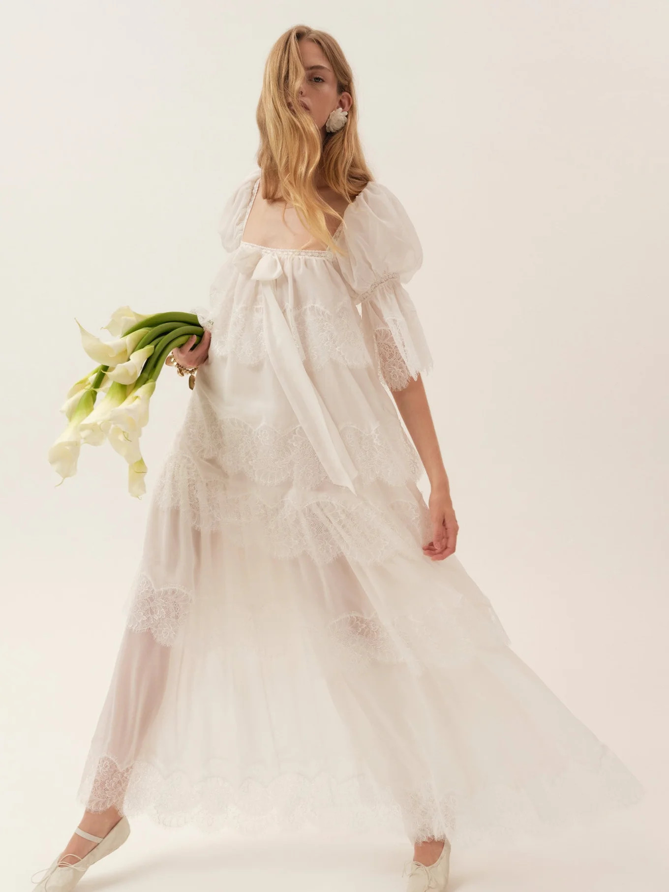 Elsie Gown — White | For Love & Lemons