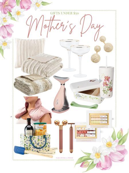 Mother’s Day gift guide under $50! 

Luxe throw blanket. Champagne faux fur pillow. Instant champagne mimosa kit. Vibrating neck and face smoother. Coupe glasses. Bauble earrings. Bento lunch box. 
Mother’s Day. Mother’s Day Gifts

#LTKSeasonal #LTKunder50 #LTKGiftGuide