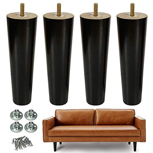 AORYVIC 8 inch Wood Furniture Legs Replacement Sofa Legs Pack of 4 for Couch Feet Chest of Drawers C | Amazon (US)