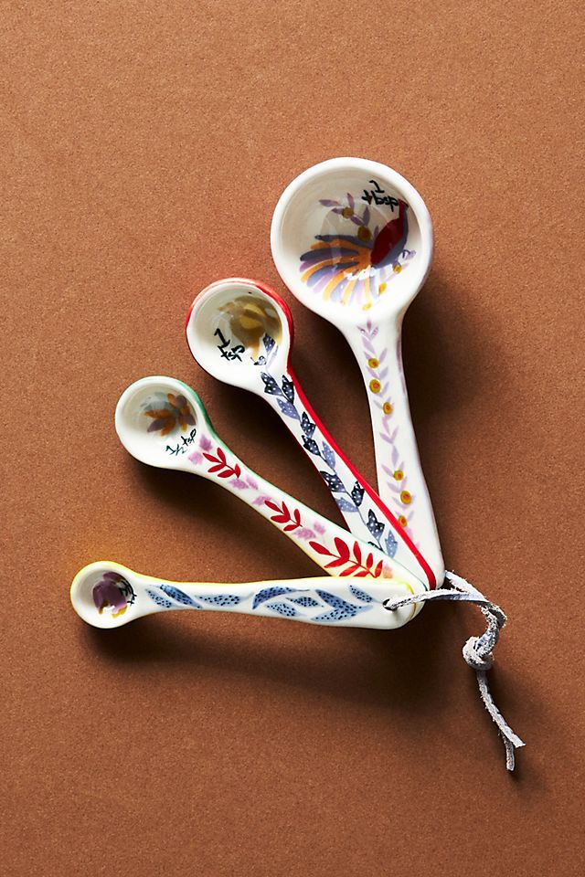 Aleena Measuring Spoons, Set of 4 | Anthropologie (US)