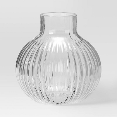 Round Glass Vase Clear - Room Essentials™ | Target