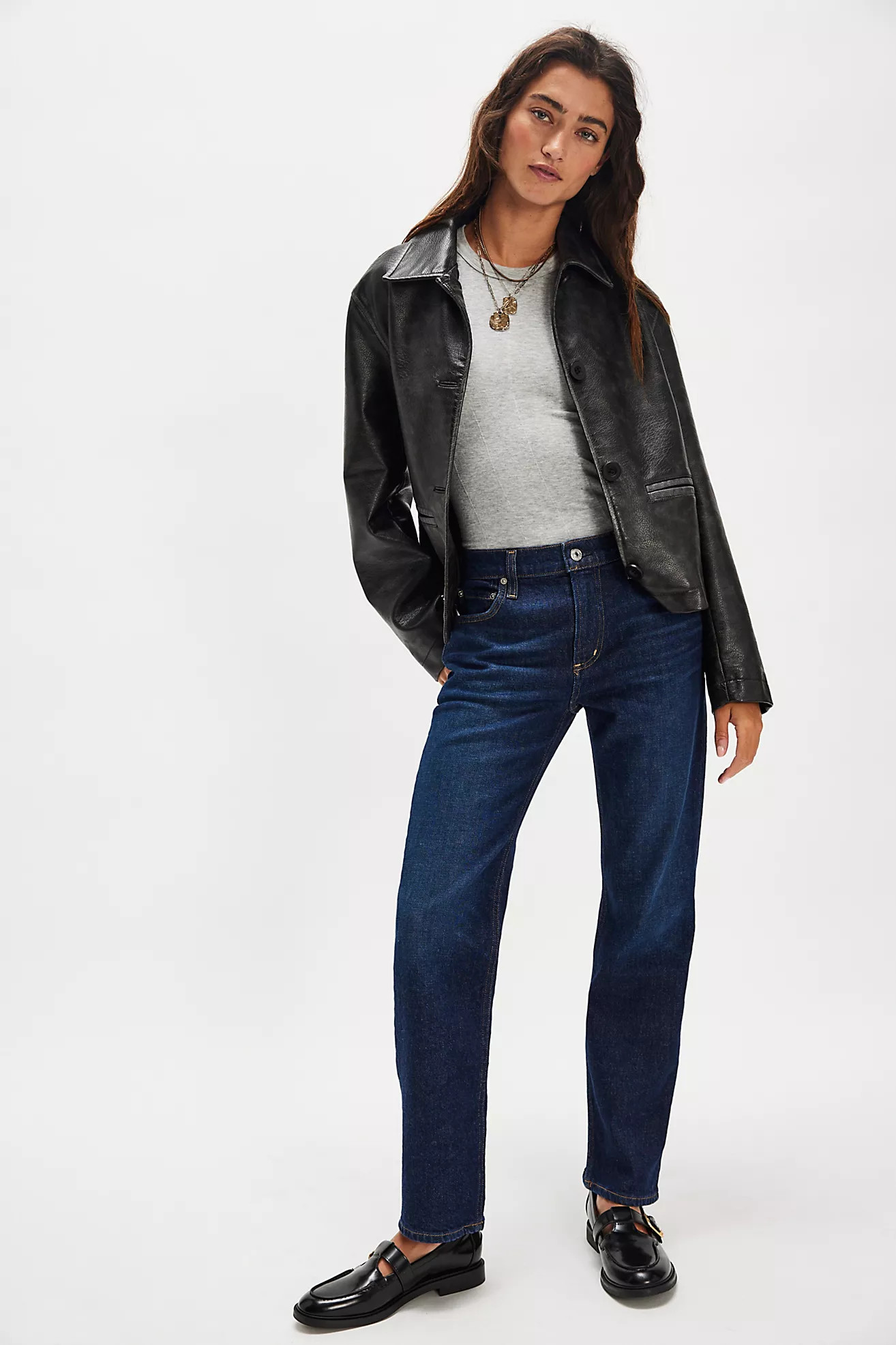 Citizens of Humanity Anissa Low-Rise Straight Leg Jeans | Free People (Global - UK&FR Excluded)