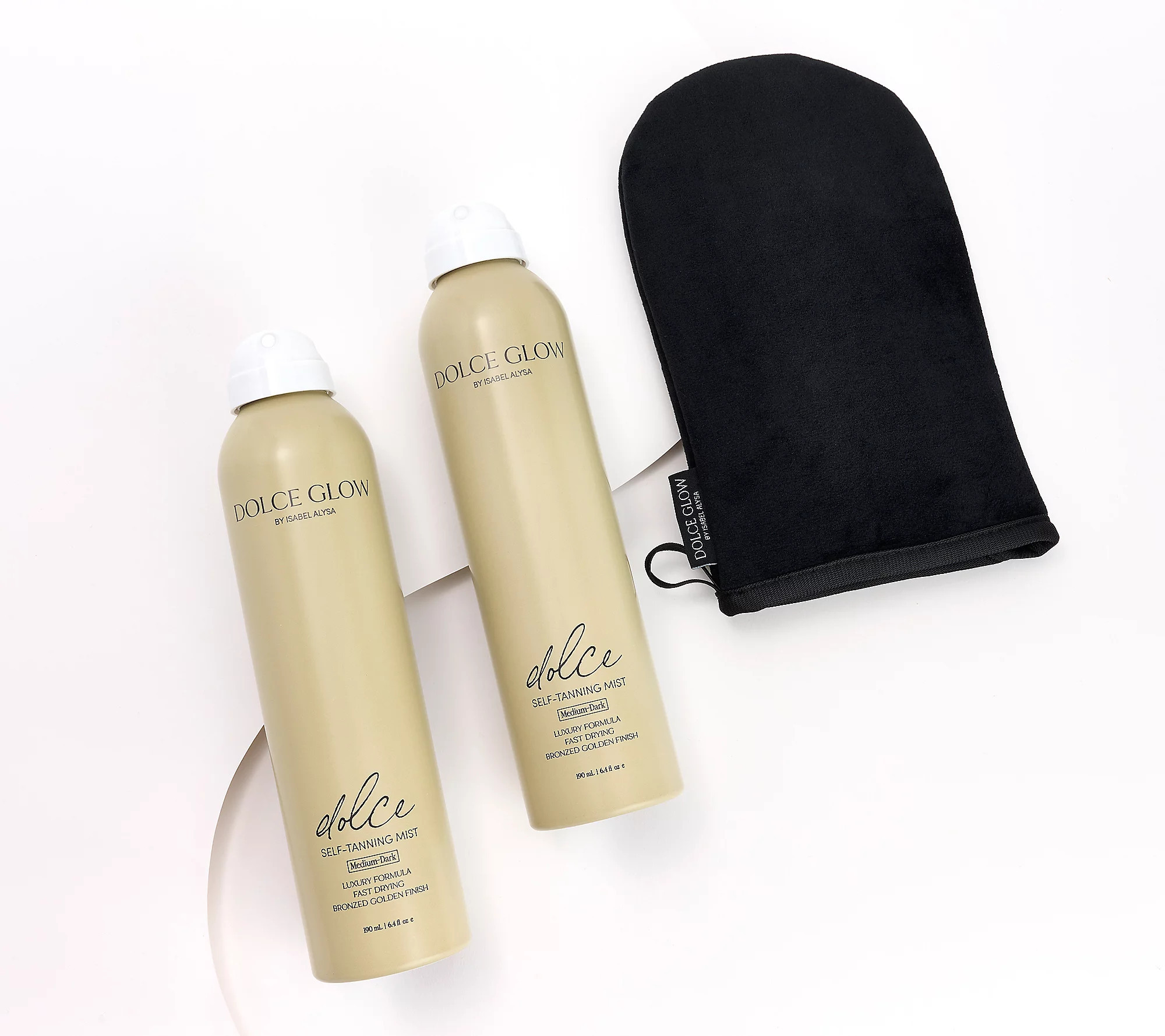 Dolce Glow Dolce Bronze Self-Tanning Spray MistDuo with Mitt | QVC