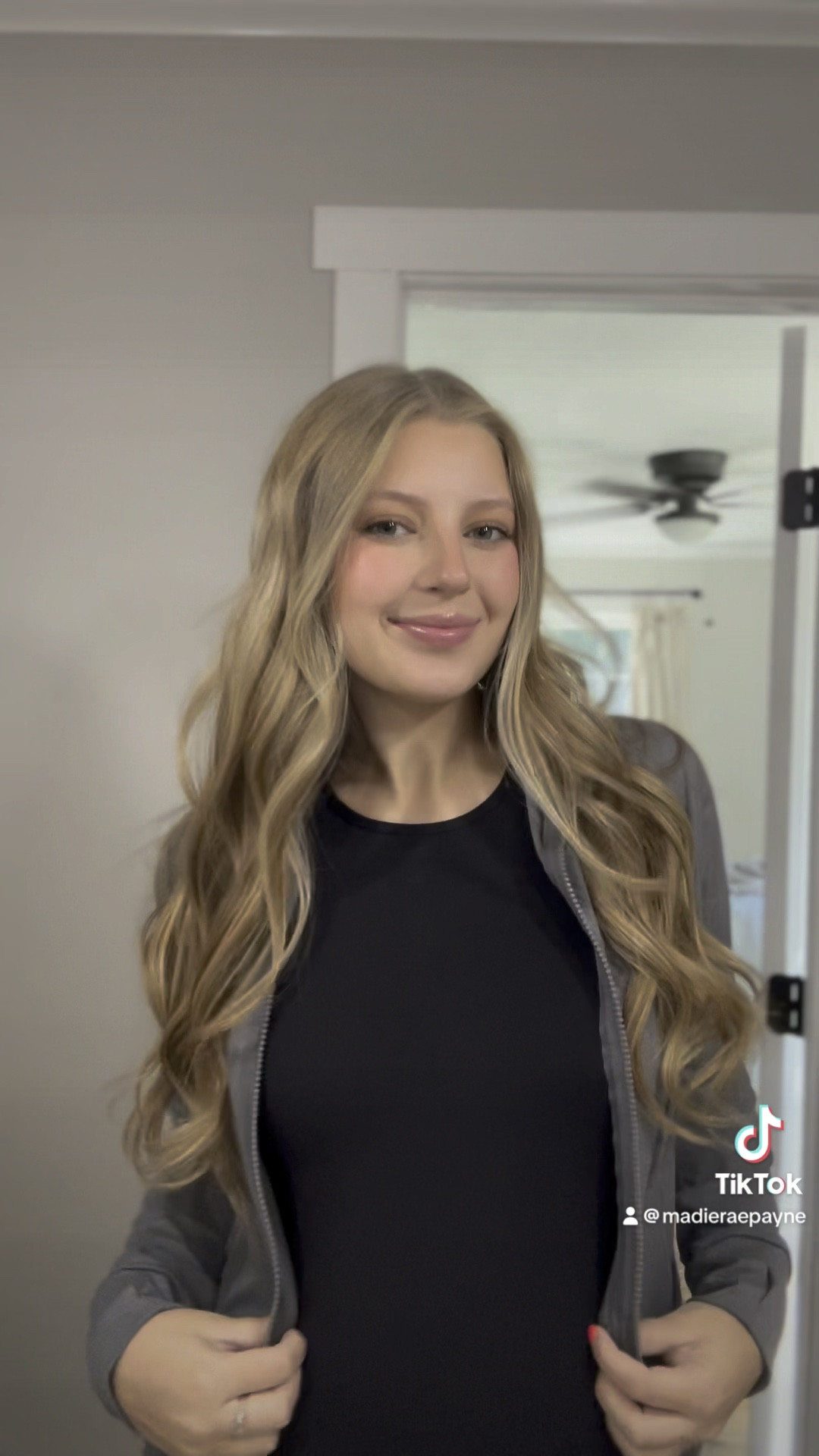 Fit of the day 🩵 shein body suit and my fav Amazon jacket!! 

Pregnancy outfits | mom fits | bump friendly outfits 

#LTKBump #LTKFindsUnder50 #LTKFitness