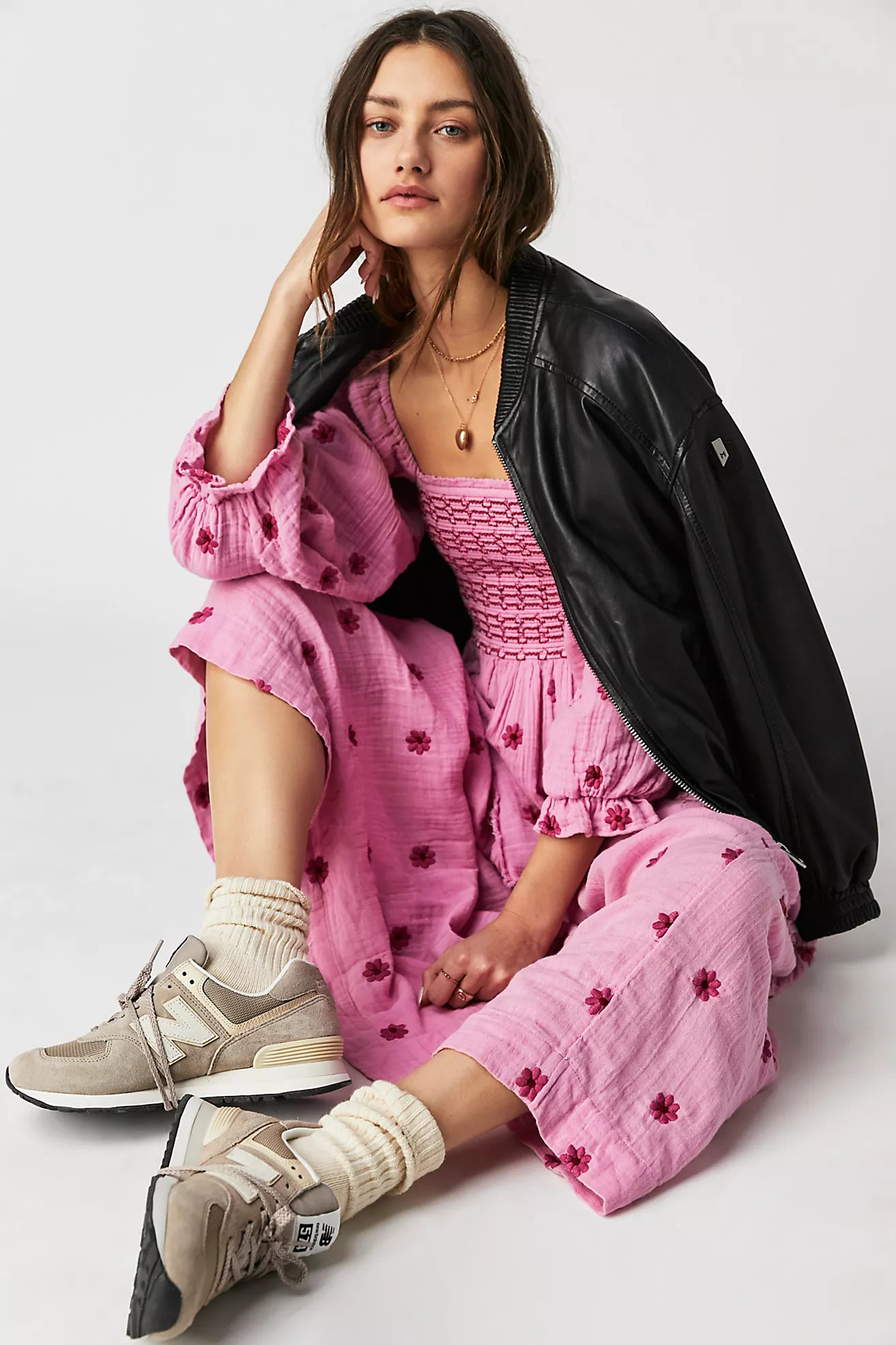 Dahlia Embroidered Maxi Dress | Free People (Global - UK&FR Excluded)