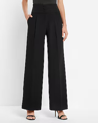 Super High Waisted Tuxedo Trouser Pant | Express