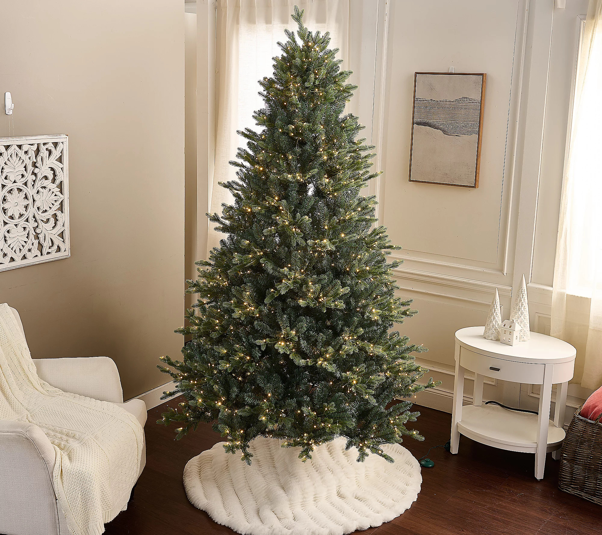 Bethlehem Lights 8.5' Grand Balsam Tree with3-in-1 LEDs | QVC