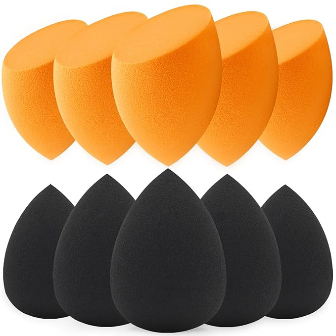 Amazon.com : BEAKEY Makeup Sponge, 10 Pcs Latex-free and Vegan Beauty Sponge, Make up Sponge for ... | Amazon (US)