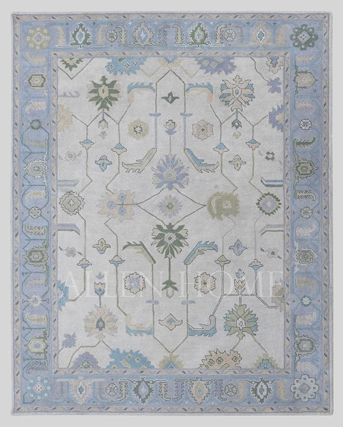 Hand Tufted Oushak Traditional Wool Area Rugs 8' x 10' - Durable - 100% Wool - Living Room, Dinin... | Amazon (US)