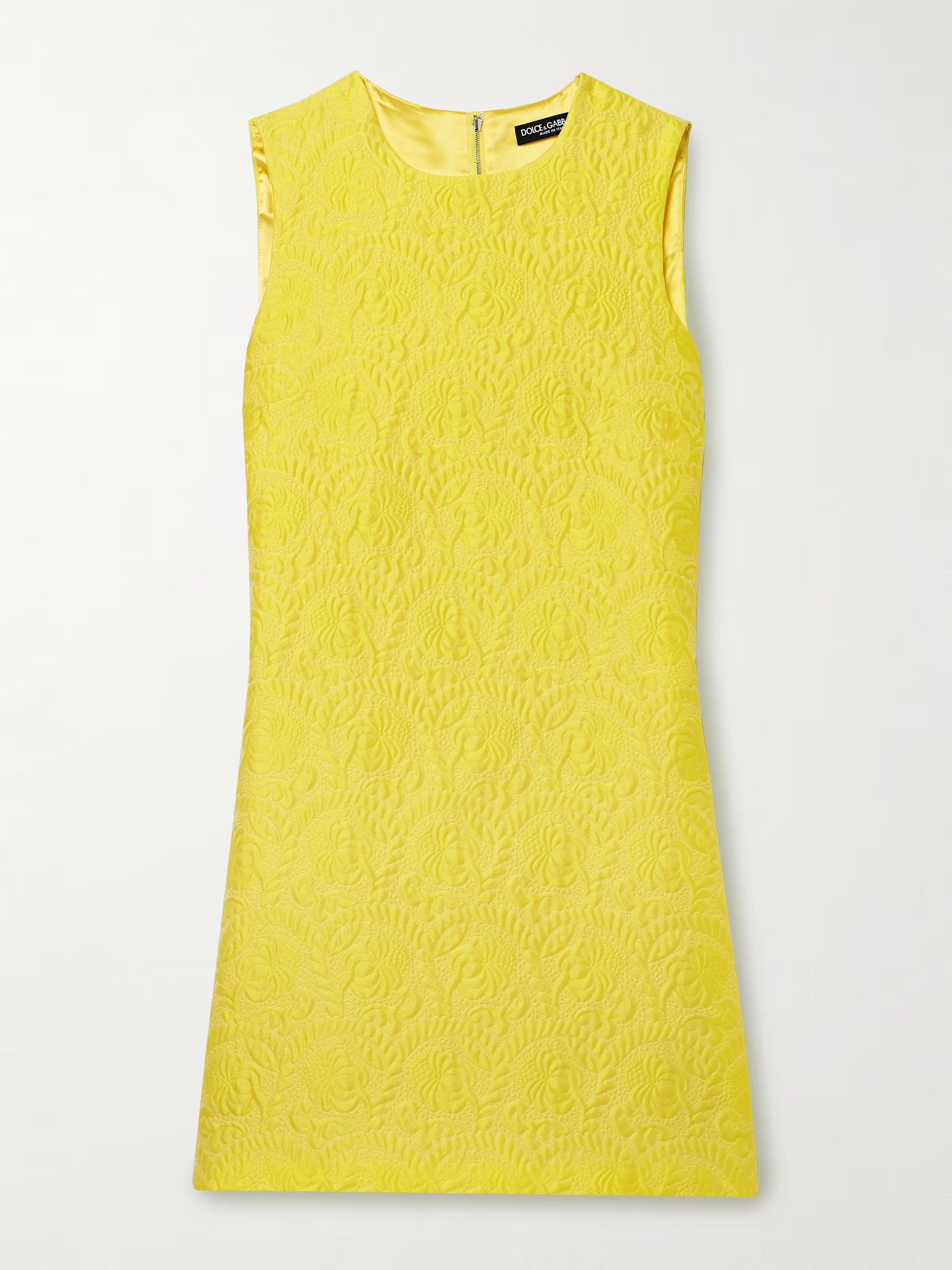 Cotton-blend matelassé mini dress | NET-A-PORTER (US)