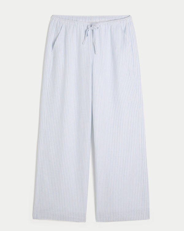 Women's Linen-Blend Baggy Pull-On Pants | Women's Bottoms | HollisterCo.com | Hollister (US)