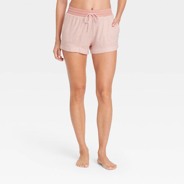 Women's Perfectly Cozy Striped Lounge Shorts - Stars Above™ | Target