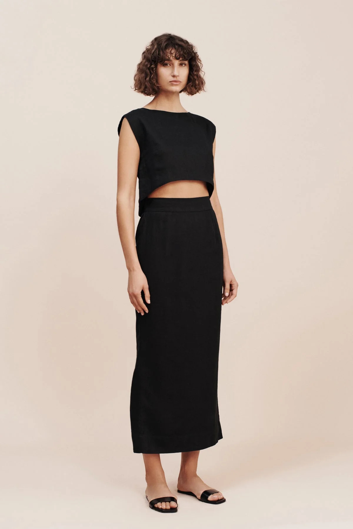 EMMA PENCIL SKIRT BLACK - PRE ORDER | POSSE (US)