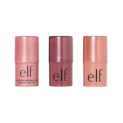 e.l.f. Monochromatic Multi-Stick Trio, Set of 3, Includes Dazzling Peony, Sparkling Rose & Glistening Peach | Amazon (US)