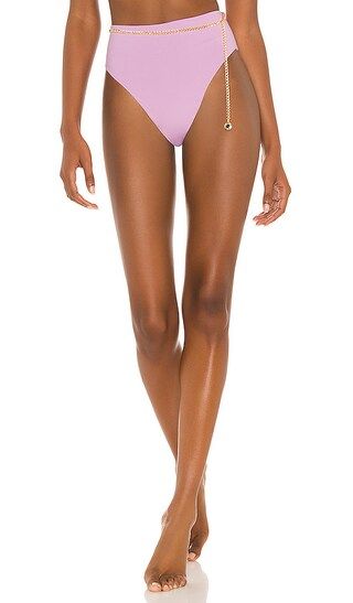 Belted Emily Bikini Bottom in Lilac | Revolve Clothing (Global)