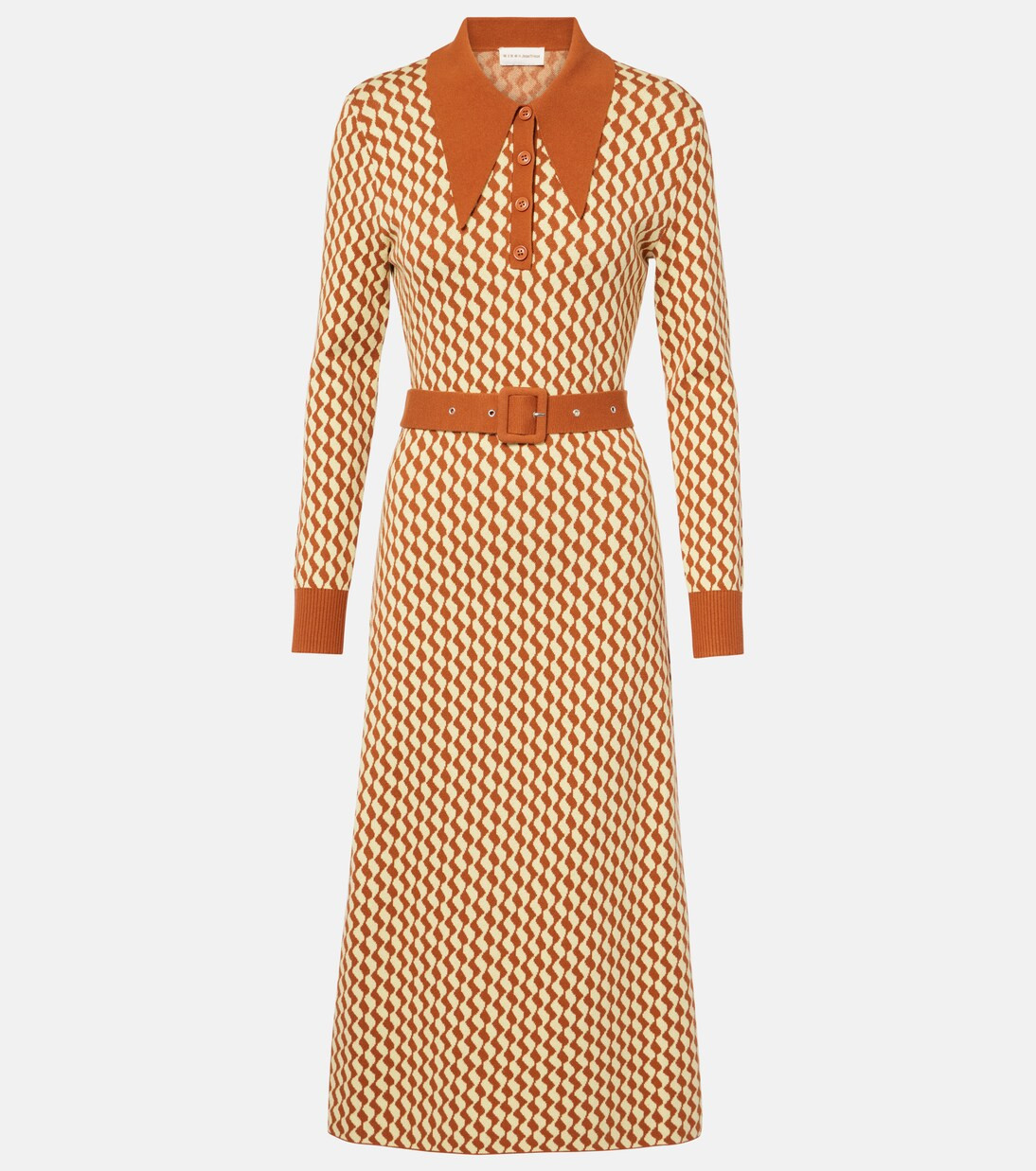 Cotton-blend midi dress | Mytheresa (UK)