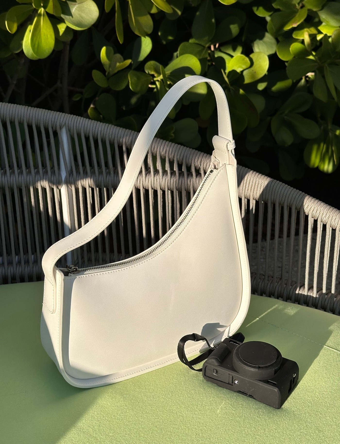 I love The Row, but I wasn’t sure how often I would use the Half Moon bag so I bought a dupe to test the waters. This one I found on Amazon and it looks similar, I’m pretty happy with the purchase. Worked perfect while we were on vacation! 

#LTKItBag #LTKFindsUnder100 #LTKTravel