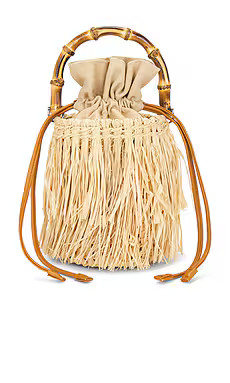 SIMONMILLER Tiki Fringe Bag in Natural from Revolve.com | Revolve Clothing (Global)