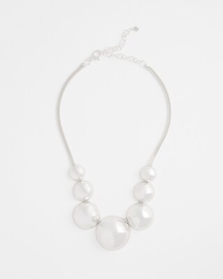 Silver Bib Necklace | Chico's