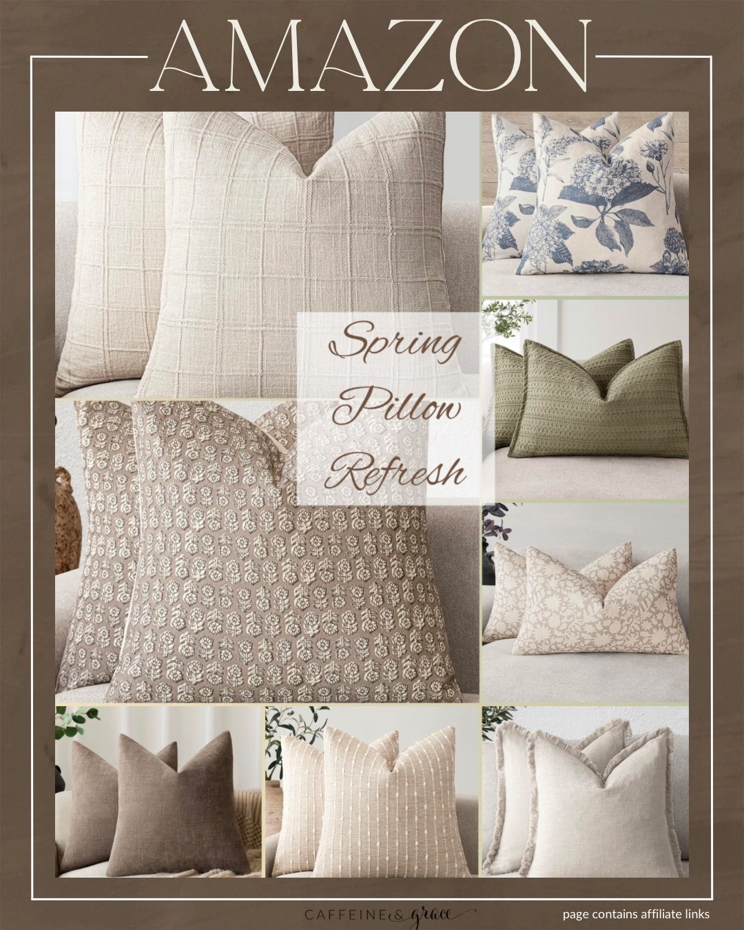 Friday Favorite Finds 🤍 These Amazon pillows are some of my all-time favorites — they come in so many beautiful variations, textures, and neutral tones that work in almost any space. I use these all over my home because they’re an easy way to make a room look more styled and cozy without spending a lot. Even better, they’re on sale right now, which makes it the perfect time to grab a few new covers and refresh your space for spring.
If you love that soft, cozy, modern organic look, these are perfection! 🤎🩶🤍 #springvibes #pillowrefresh #home

#LTKHome