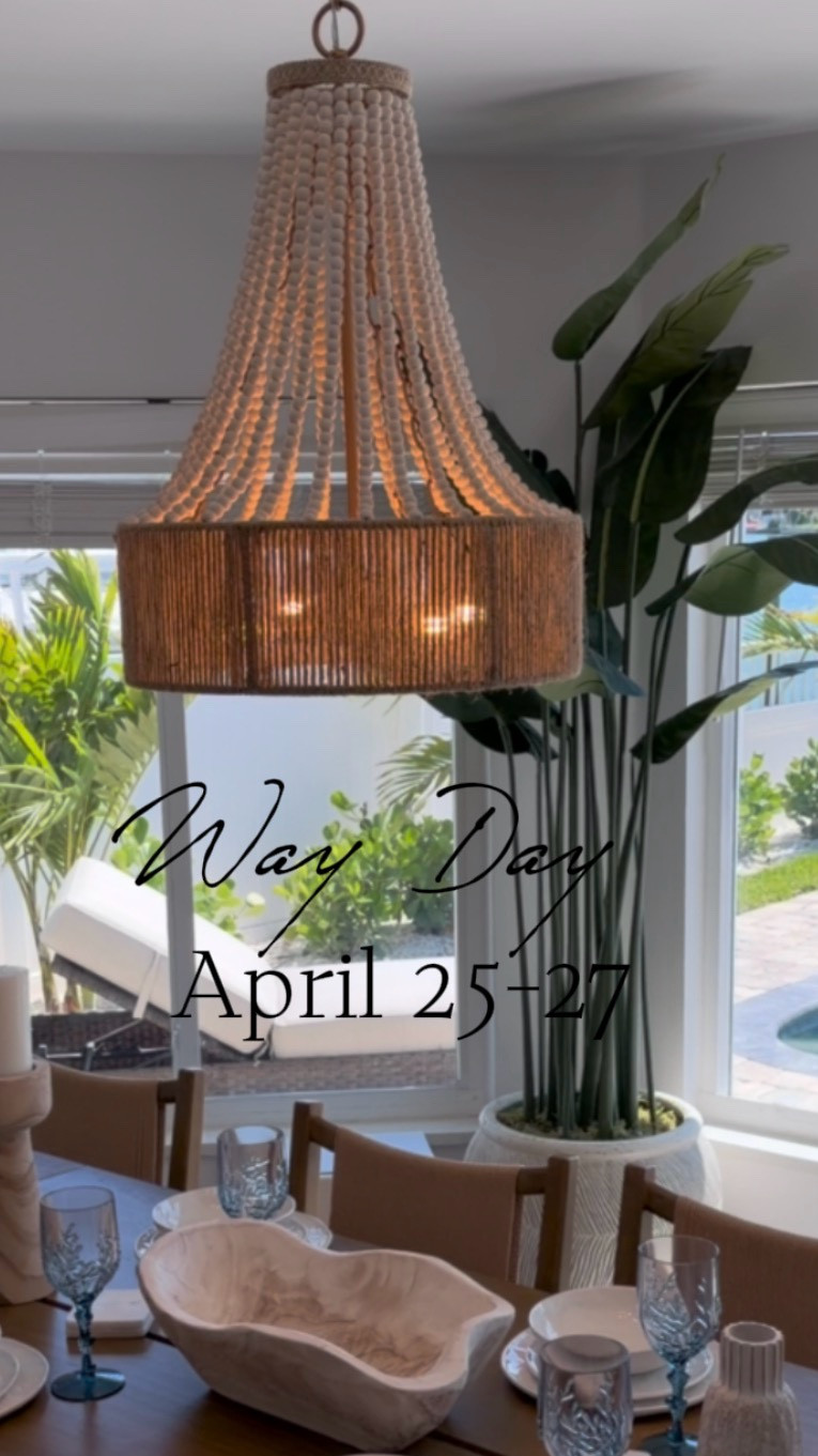 This chandelier = instant coastal luxury 😮‍💨✨
Way Day is officially HERE and this one is on sale 🤍
Such a statement piece that makes the whole dining room feel designer without the price
@Wayfair 

#LTKHome #LTKdayinmylife #LTKSaleAlert