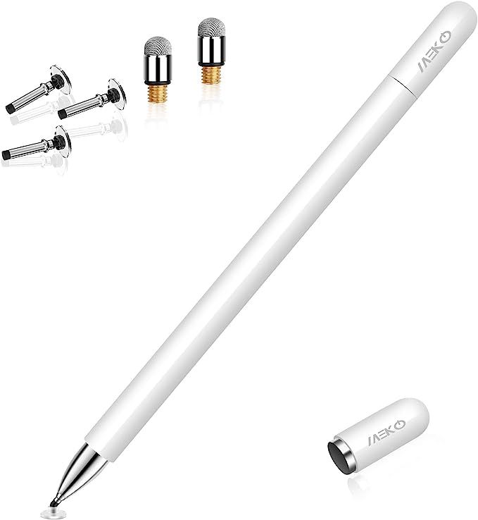 Stylus for iPad Pencil, MEKO 2 in 1 Magnetic Disc Stylus Touch Screen Pens for Apple iPhone/Ipad ... | Amazon (US)