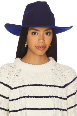 Nash Western Cowboy Hat in Blue | Revolve Clothing (Global)
