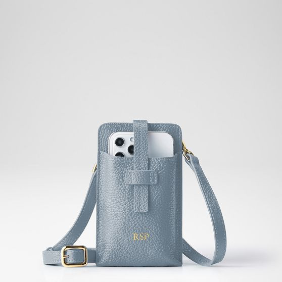 Leather Phone Crossbody | Mark and Graham