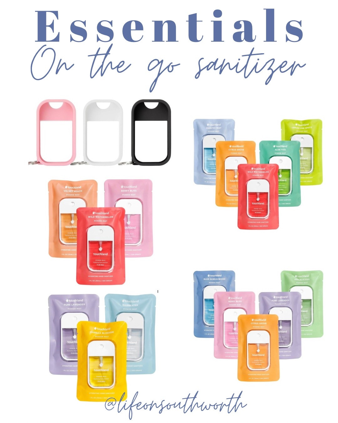If you’re on the go, you NEED these hand sanitizers & travel holders! Would make great gift for teachers, moms, teens. Fun to add to Easter basket.
Smells so good too! 


#LTKTravel #LTKFindsUnder50 #LTKFamily