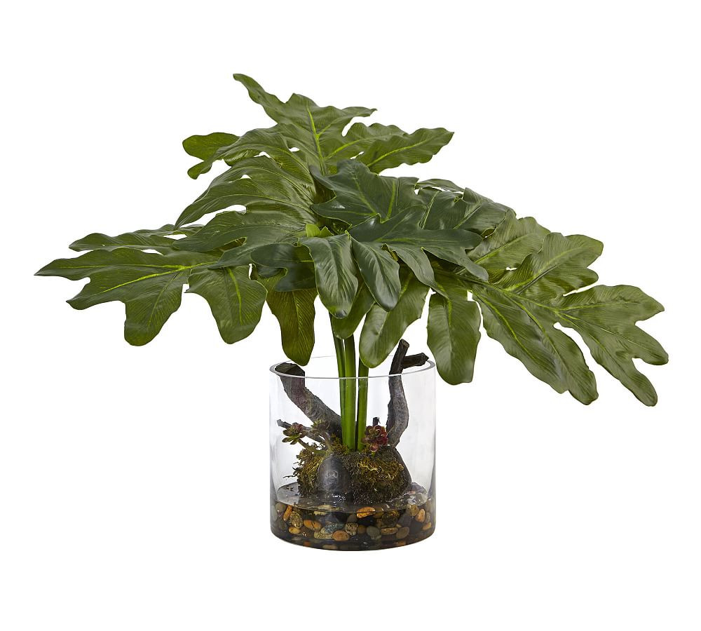Faux Potted Philodendron Arrangement | Pottery Barn (US)