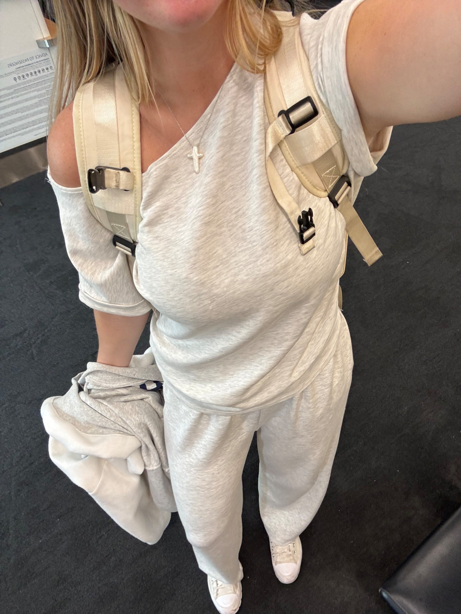 comfiest lounge set 🩶 perfect for traveling or a chill day :) 

#LTKTravel #LTKselfcare #LTKSpringSale