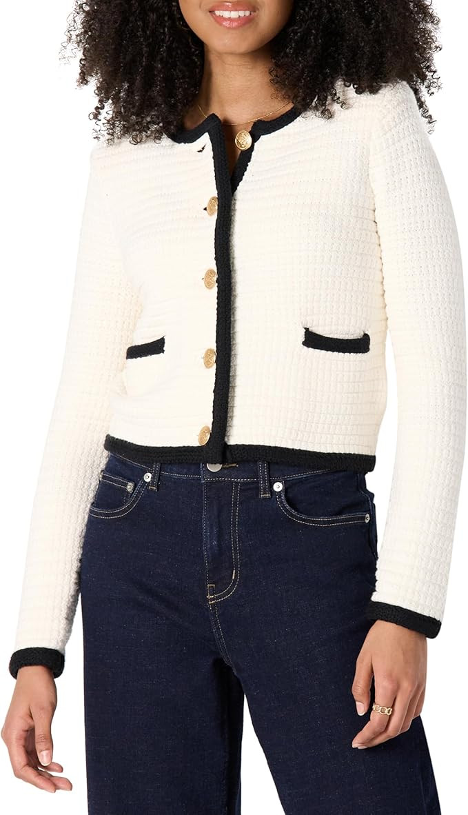Amazon Essentials Womens Regular-Fit Midweight Cardigan Sweater | Amazon (US)