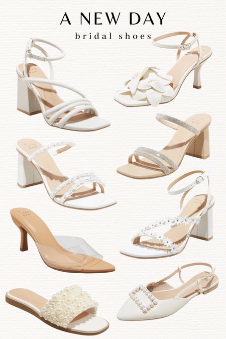 Bridal shoes available at Target 🎯 So many pretty ones to choose from! Linking them all plus more 🤍

#LTKstyletip #LTKfindsunder50 #LTKshoecrush