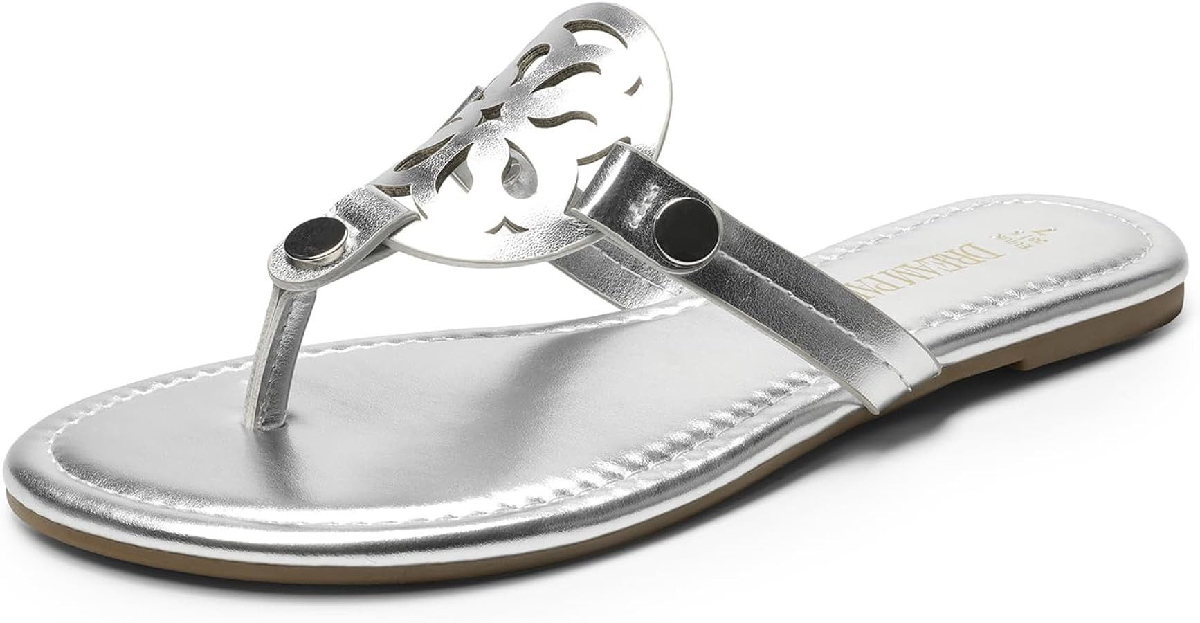 DREAM PAIRS Women's Flip Flops Comfortable Soft Cushion Slide Slip on Summer Beach Thong Flat San... | Amazon (US)