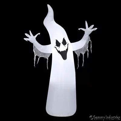 Halloween Airblown Inflatable, Ghost Screamer, 4', by Way To Celebrate | Walmart (US)