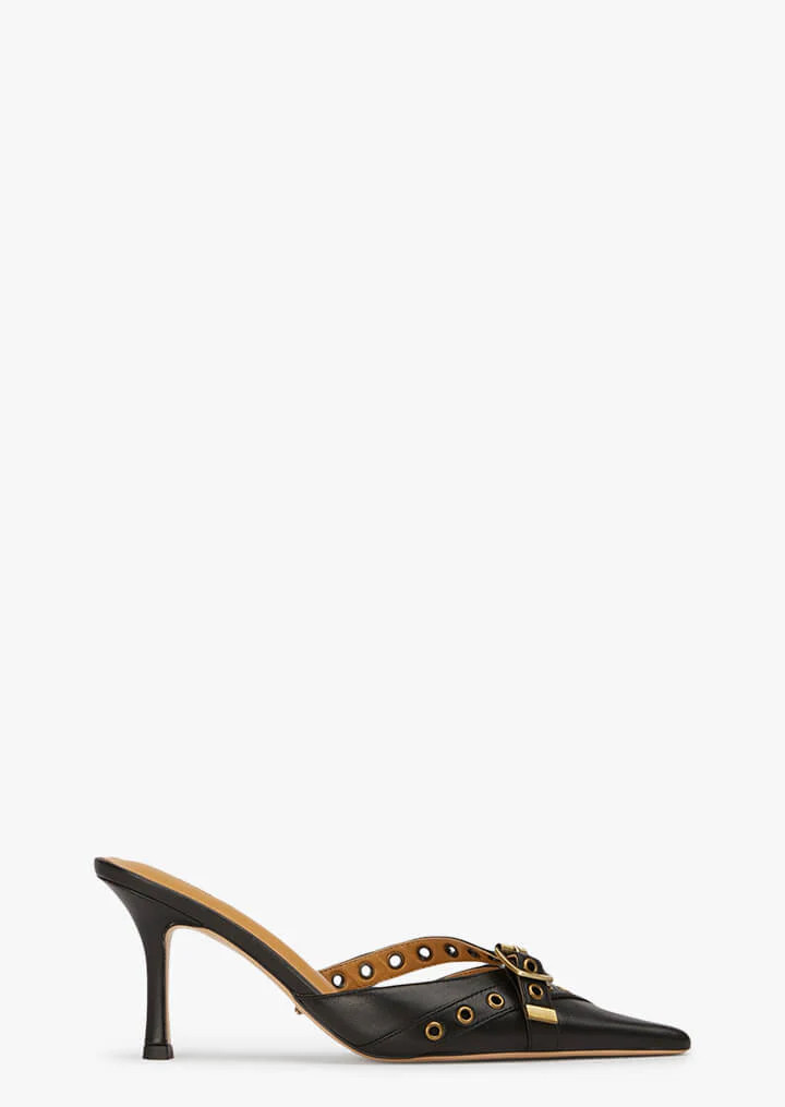 Savoir Black Nappa Heels | Heels | Tony Bianco | Tony Bianco (Australia & New Zealand)