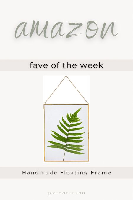 Amazon home favorite of the week! Floating frame, gold floating frame, wall frame, Amazon home ideas, Amazon decor, Amazon home finds 

#LTKstyletip #LTKunder50 #LTKhome